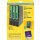 Ordneretiketten Inkjet,Laser s/w + Farbe, permanent, kurz/schmal, grün, 38 x 192 mm, 1 Packung = 20 Blatt = 140 Stück