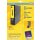 Ordneretiketten Inkjet,Laser s/w + Farbe, permanent, kurz/breit, gelb, 61 x 192 mm, 1 Packung = 20 Blatt = 80 Stück