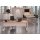 Cito Chefarbeitsplatz/Konferenztisch, O-Gestell, (HxBxT): 740 x 2.400 x 1.200 mm, Dekor grauweiß, Gestell silber