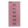 MultiDrawer?, 29er Serie, für DIN A4, 6 Schubladen 87 mm hoch, (HxBxT): 590 x 279 x 380 mm, pink