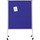 Multiboard XL Whiteboard, 120 x 150 cm, Textil blau, 4...