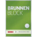 BRUNNEN Premium-Schulblock A4 unliniert, 50 Blatt, 90...
