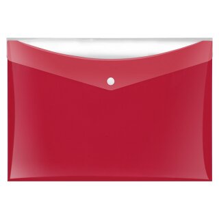 Dokumententaschen DIN A4 rot mit zusätzlicher Tasche