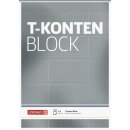 BRUNNEN T-Konten-Block A4, 10 Konten je Seite, 25 Blatt