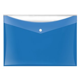 Dokumententaschen DIN A4 blau mit zusätzlicher Tasche