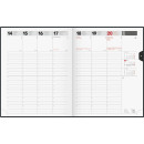 2022 Taschenkalender Buchkalender Manager (Modell 761), 2 Seiten = 1 Woche, 21 x 26 cm