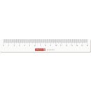 Lineal 16cm glasklar nicht flexibel (cm Einteilung ab 0)