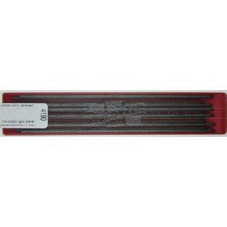 Druckbleistiftminen schwarz, 2,0 mm Mine, (L)12 cm 2B VE= 12 Minen
