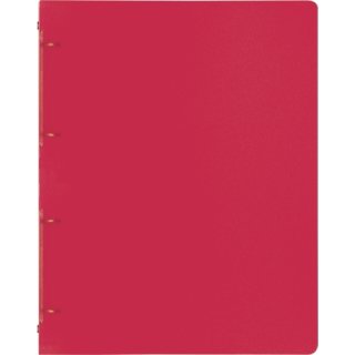 Brunnen Ringbuch Fact!A4 1,6cm Rückenbreite, PP, 4-Ring, rot transparent (Fb.23)