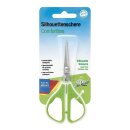 hochwertige Silhouettenschere grün