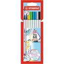Stabilo® Pen 68 brush Etui 8ST/8 Farben...