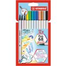 Stabilo® Pen 68 brush Etui 12ST/12 Farben...