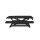 Sitz-/Steh-Schreibtischaufsatz schwarz, höhenverstellbar