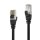 Patchkabel CAT 6A S/FTP, 2m, schwarz