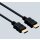 HDMI Kabel, 1,0m, schwarz