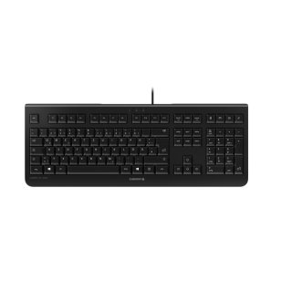 Tastatur Cherry KC 1000, deutsch schwarz, flach, Kabelgebunden