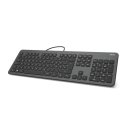 Tastatur "KC-700", Anthrazit/Schwarz Maße...