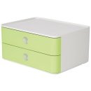 Smart-Box Allison,Schubladenbox 2 Sch&uuml;be, lime green