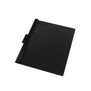 Klemmhefter A4 60 Blatt schwarz schwarzer Metall-Clip