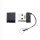 Speicherstick Slim Line USB 3.0, 128GB, schwarz