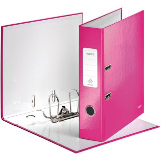 WOW-Ordner A4/80mm, pink-metallic Brillante WOW-Farben # 10050023