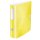 Active WOW Ordner 180°, 80mm breit, gelb, Griffloch, abgerundeter Rücken