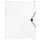 Ordnungsmappe WOW A4, weiß. 6 Fächer, 3 seitliche Klappen, Verschluss, Füllmenge: 200 Blatt, BxH: 260 x 320 mm