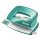 Leitz WOW Locher Mini, 10 Blatt eisblau, Metall, mit Anschlagschiene