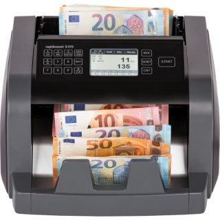 Banknotenzähler Rapidcount S 575 Stück- und Wertzähler, kleine Volumen