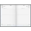 Buchkalender Chefplaner Miradur 2013 14,5x20,6cm schwarz # 21813