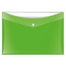 Sammeltaschen DIN A4 grün mit zusätzlicher Tasche