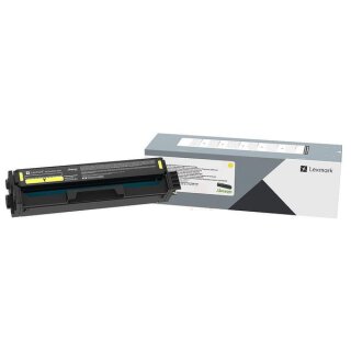 Lexmark C3220Y0 Toner Gelb, ca. 1.500 Seiten - Original