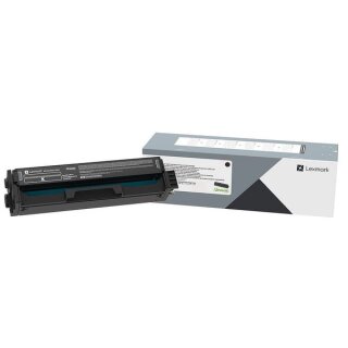 Lexmark C332HK0 Toner Schwarz, ca. 3.000 Seiten, Rückgabeprogramm - Original