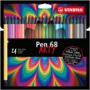 Stabilo Pen 68 Fasermaler Kartonetui "ARTY" mit...