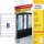 Ordneretiketten AVERY Zweckform L6061-25, 59 x 192 mm, weiß