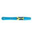 Pelikan griffix Füller für Linkshänder inkl. 1 Tintenpatrone, neon fresh blue