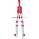 Geometriezirkel 145mm, Ø 310mm, mit Minendose, rot