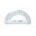 Winkelmesser 180°  Ø 10cm transparent