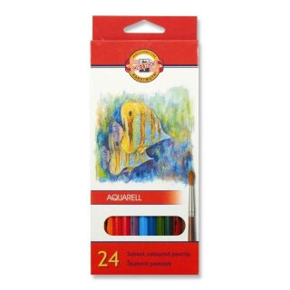 Buntstifte Koh-I-Noor "Fisch" Aquarellfarbstifte für die Schule er Pack