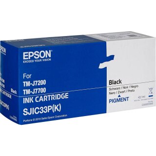 Epson SJIC33P Tintenpatrone Schwarz - Original
