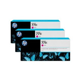 HP 771C Tintenpatrone magenta, 3er-Pack