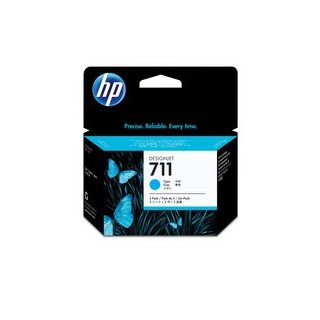 HP 711 Tintenpatrone cyan für DJ T520, 3er Pack