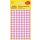 Markierungspunkte, rosè, Ø 8 mm, permanent, 1 Packung = 4 Blatt = 416 Stück