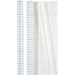 BRUNNEN Bucheinbandfolie 1,8 m x 40 cm, transparent, selbsthaftend
