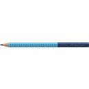 Bleistift Jumbo Grip, Härte B, TWO TONE, blau