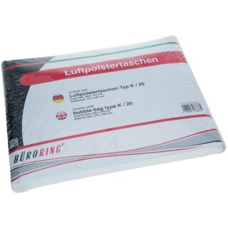 Luftpolstertasche K 20/K Innenmaß: 350x470mm weiß, einzeln