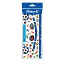 Farbkasten-Sticker Pelikan Sticker Blau / Fußball...