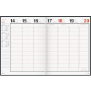 Buchkalender magnum Catana, 2024, 18,3 x 24 cm, 2 Seiten...
