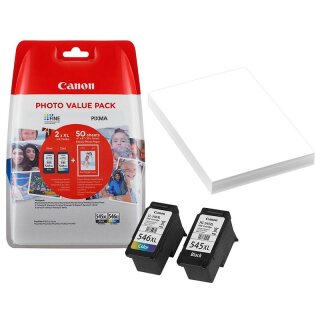 Canon PG-545/CL-546 Tintenpatronen-Multipack Schwarz/Farbig - Original
