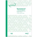 Wochenbericht - Wochenrapport, Block, 100 Blatt,...